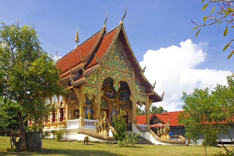 Tempel in Pai, Thailand